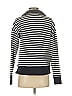T by Talbots 100% Cotton Stripes Gray Pullover Sweater Size XS - photo 2