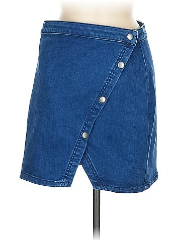 We the Free Denim Skirt (view 1)