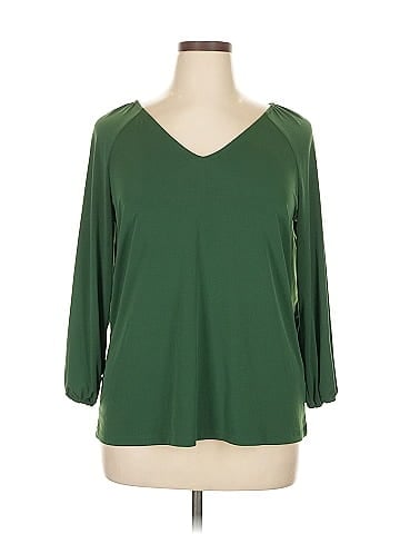 Susan Graver 3/4 Sleeve Top (view 1)