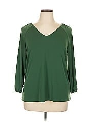 Susan Graver 3/4 Sleeve Top