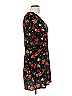 Topshop 100% Polyester Print Black Cocktail Dress Size 6 - photo 4