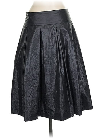 Theory Faux Leather Skirt (view 2)
