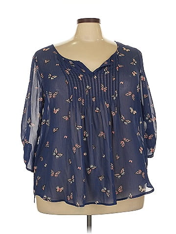 Torrid 3/4 Sleeve Blouse (view 1)