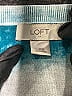Ann Taylor LOFT Outlet Tie-dye Teal Short Sleeve Top Size XS - photo 7