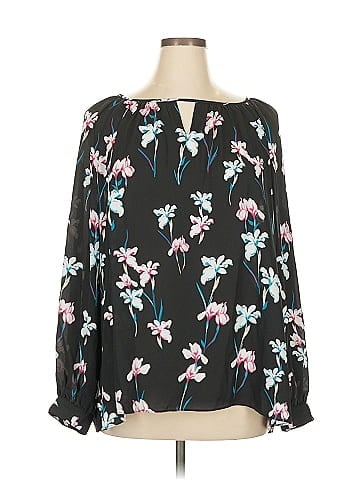 INC International Concepts Long Sleeve Blouse (view 1)