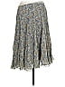 AK Anne Klein Paisley Gray Casual Skirt Size 4 - photo 2