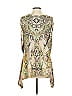 One World Gold 3/4 Sleeve Blouse Size S - photo 2