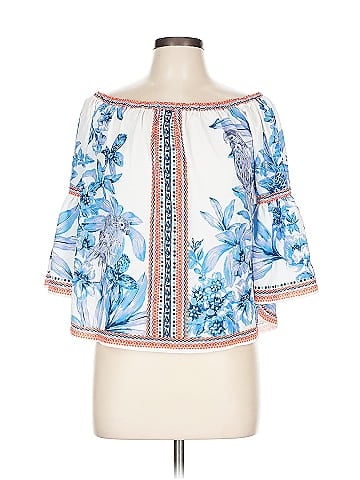 Jealous Tomato 3/4 Sleeve Blouse (view 1)