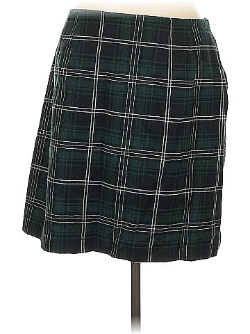Ann Taylor LOFT Green Formal Skirt Size 12