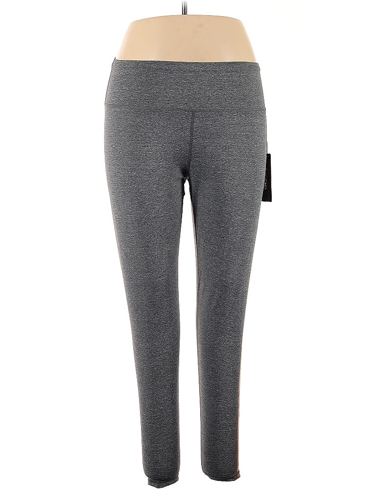 Bebe Gray Active Pants Size 1X - photo 1