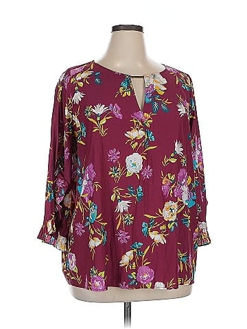 DG^2 by Diane Gilman 3/4 Sleeve Blouse (view 1)