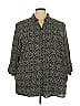 Catherines Tweed Gray 3/4 Sleeve Blouse Size 2X - photo 1