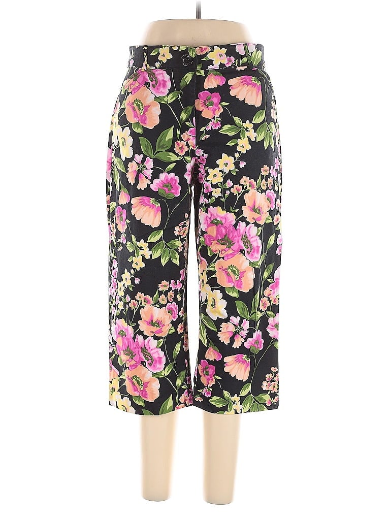 Counterparts Floral Pink Casual Pants Size 12 - photo 1