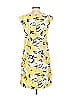 AB Studio Print Yellow Casual Dress Size 4 - photo 2