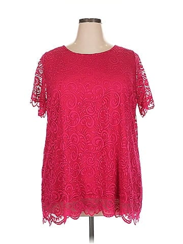 Jessica London Short Sleeve Blouse (view 1)
