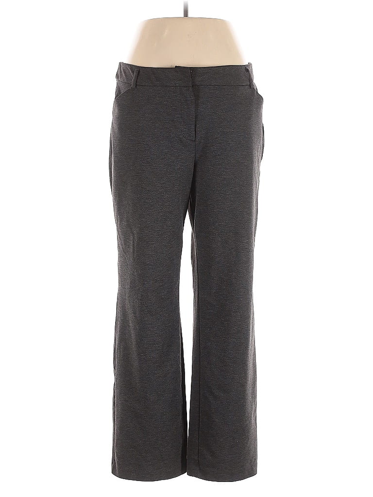 Pre-owned Dana Buchman Dress Pants In Gray