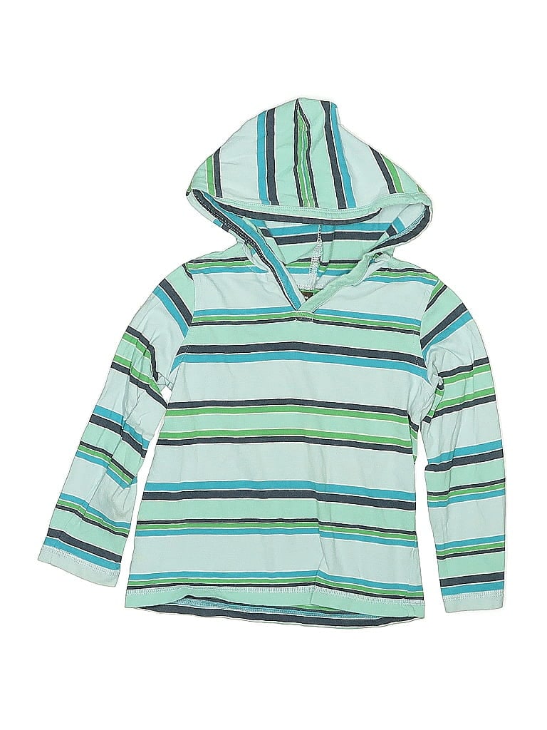 Pre-owned Tea Kids' Pullover Hoodie In Green