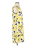 AB Studio Print Yellow Casual Dress Size 4 - photo 4