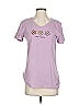 Life Is Good Floral Purple Short Sleeve T-Shirt Size S - photo 1