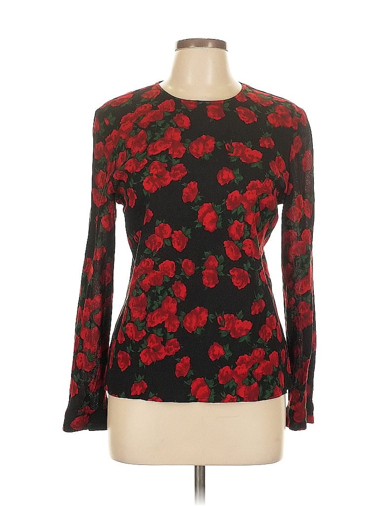 Carlisle 100% Wool Red Long Sleeve Top Size 10 - photo 1