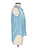 Bella Dahl 100% Tencel Blue Sleeveless Button-Down Shirt Size XS - photo 4