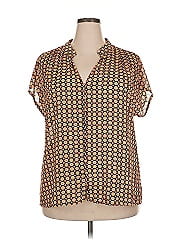 Rose + Olive Short Sleeve Blouse