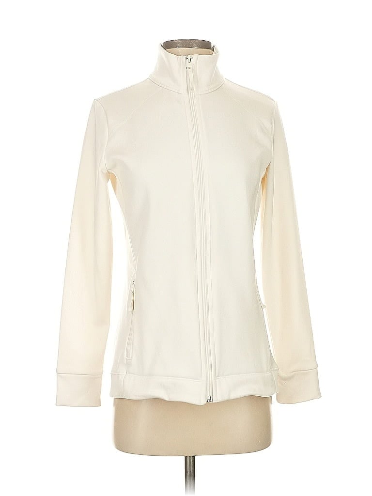 T by Talbots Ivory Track Jacket Size XS - photo 1