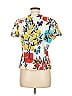 St. John Sport Floral Ivory Short Sleeve T-Shirt Size M - photo 2