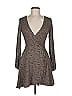 Pull&Bear Animal Print Brown Cocktail Dress Size M - photo 1