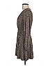 Pull&Bear Animal Print Brown Cocktail Dress Size M - photo 4