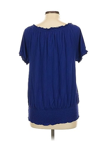 INC International Concepts Short Sleeve Blouse (view 2)