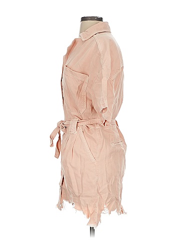 Pilcro Pink Casual Dress Size S