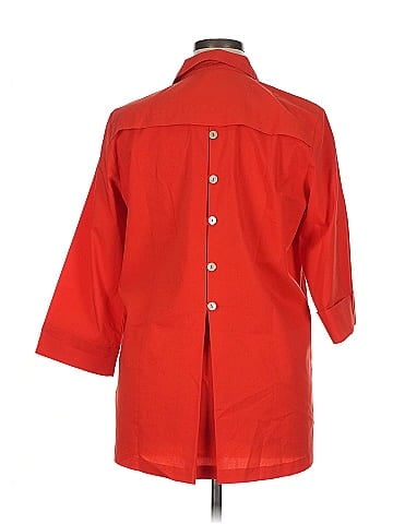 Zac & Rachel 3/4 Sleeve Button-Down Shirt (view 2)