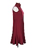 Akris Punto Solid Burgundy Red Cocktail Dress Size 10 - photo 4