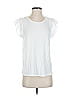 G by Giuliana Rancic White Short Sleeve Top Size S - photo 1