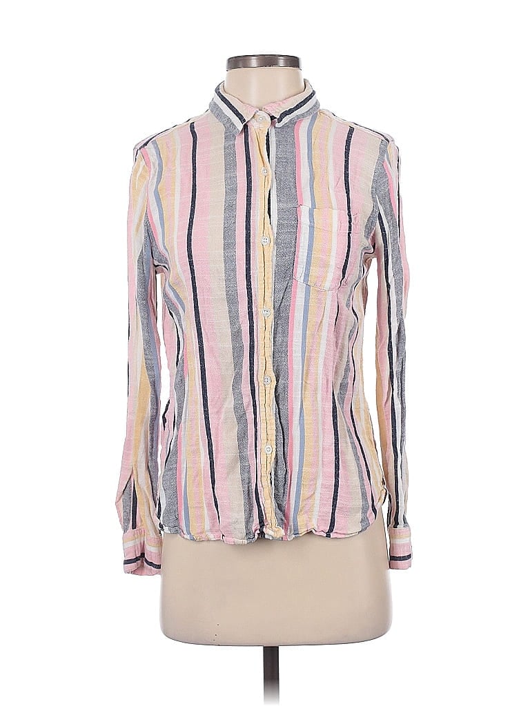 Click to view more detailed imagery on our partner's website Pre-owned Dylan Long Sleeve Blouse In Pink