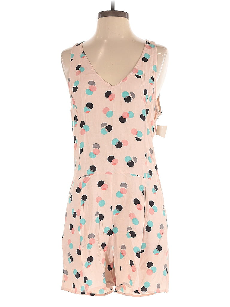 Chelsea28 Polka Dots Pink Romper Size S - photo 1