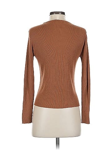 Joseph A. Long Sleeve Silk Top (view 2)
