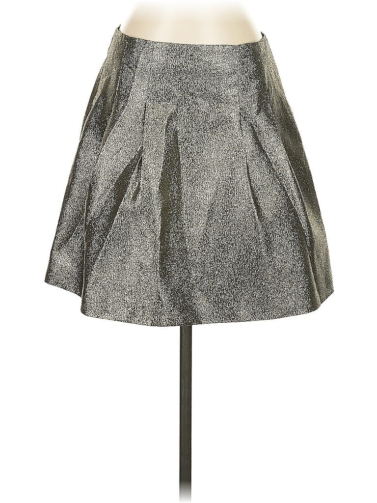 Pre-owned Madewell Formal Skirt In Silver