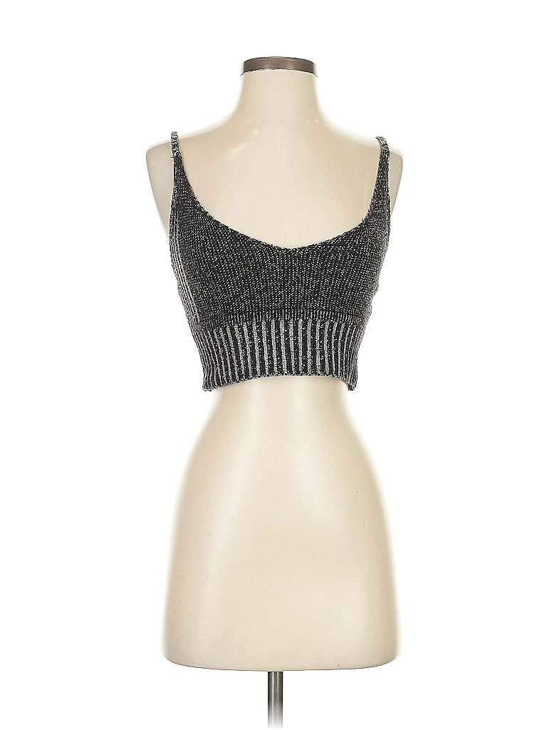 Out From Under Silver Sleeveless Top Size S - photo 1