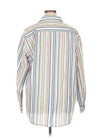 Attention Long Sleeve Button-Down Shirt (view 2)