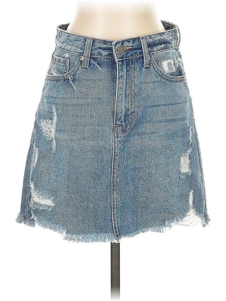 Pre-owned Jbd Denim Skirt In Blue