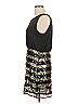 Paraella 100% Polyester Metallic Black Cocktail Dress Size L - photo 4