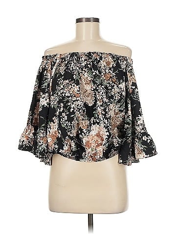 ee:some 3/4 Sleeve Blouse (view 1)