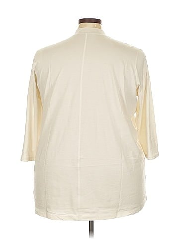 LOGO by Lori Goldstein 3/4 Sleeve Top (view 2)