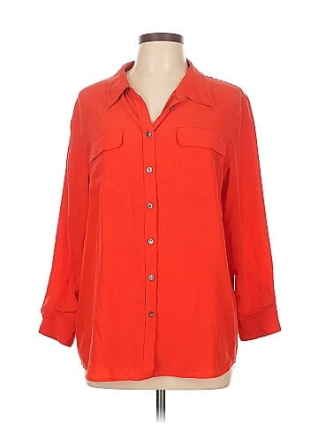 TWO by Vince Camuto 3/4 Sleeve Silk Top (view 1)