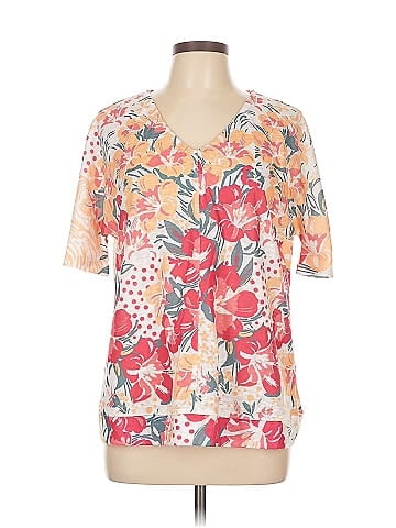 Christopher & Banks Short Sleeve Blouse (view 1)