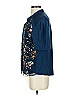 Tiny 100% Rayon Floral Blue Short Sleeve Blouse Size S - photo 4