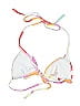 Unbranded Print White Swimsuit Top Size XS - photo 2