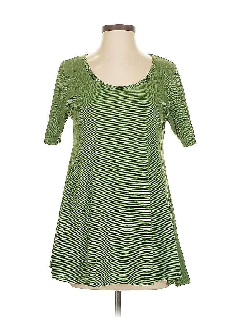 Pre-owned Lularoe Short Sleeve T-shirt In Green